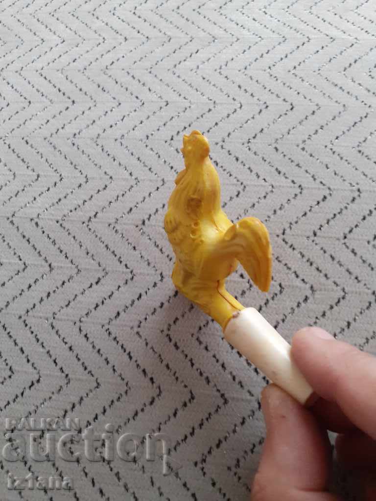 Auction  Old children's whistle Rooster