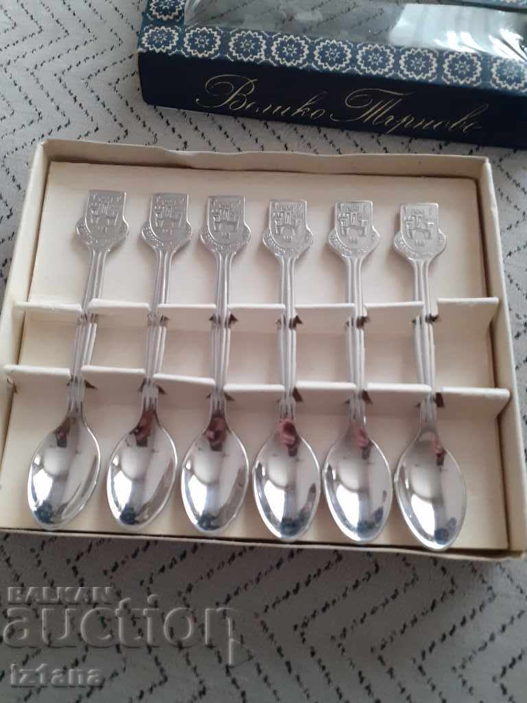Auction Old spoons, Souvenir Veliko Tarnovo Auction Old spoons, Souvenir Veliko Tarnovo