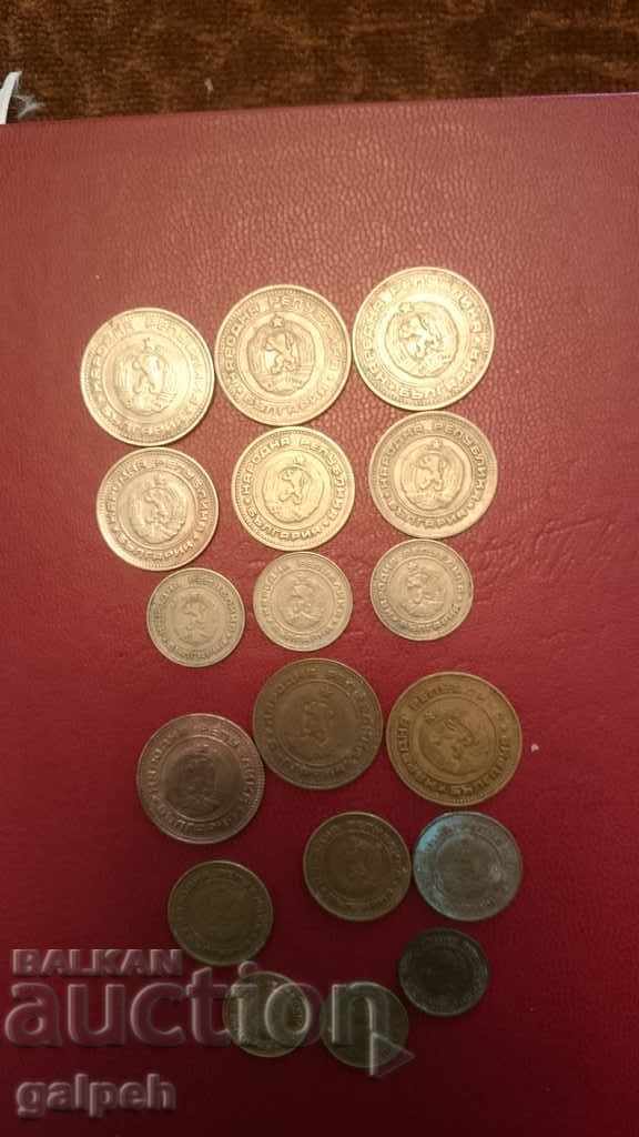 Delivery of BULGARIA - COINS 1974 - 18 pieces (3 FULL Lots) - BGN 6.00. Delivery of BULGARIA - COINS 1974 - 18 pieces (3 FULL Lots) - BGN 6.00.