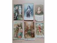 Лот стари цветни картички Исус Христос Дева Мария