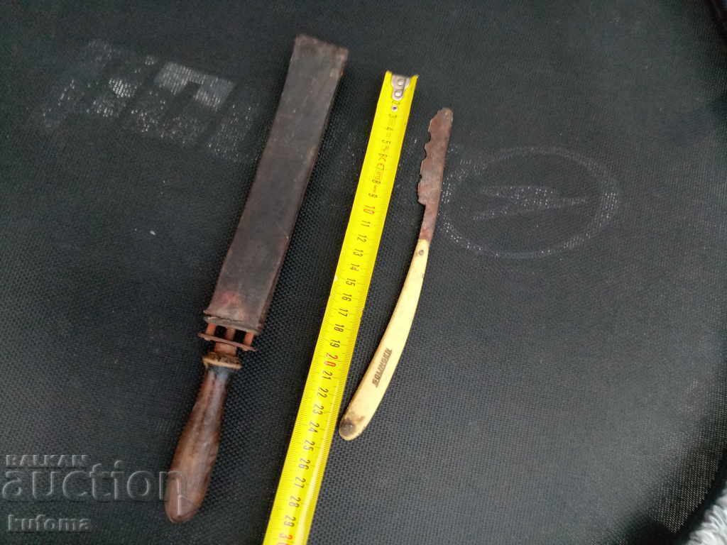 Δερμάτινο λουρί ακονίσματος ξυραφιού και ξυράφι Solingen με τιμή € 28.10 | 54.96 BGN Δερμάτινο λουρί ακονίσματος ξυραφιού και ξυράφι Solingen με τιμή € 28.10 | 54.96 BGN