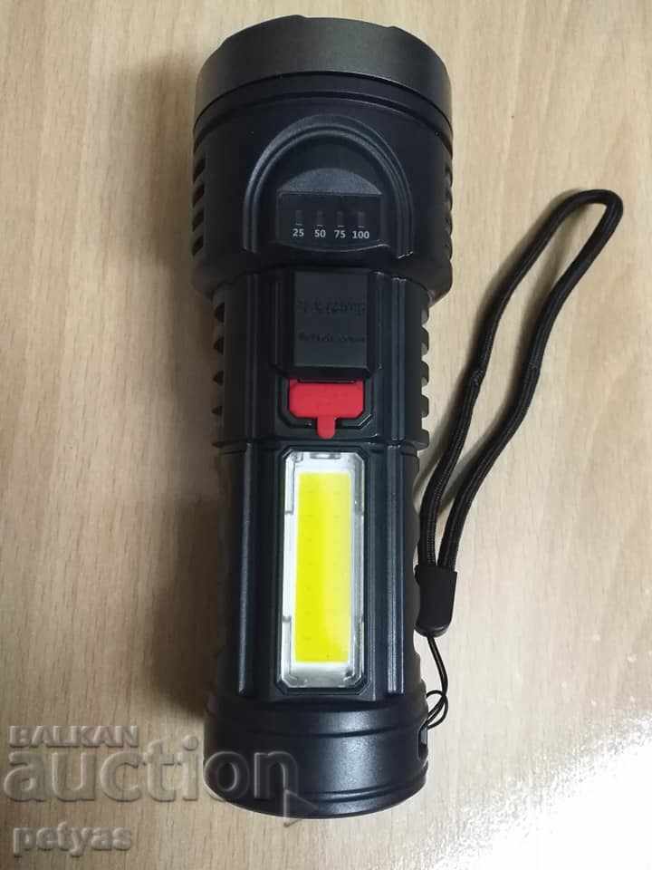 Lightweight rechargeable floodlight model bl-822 + COB illuminated