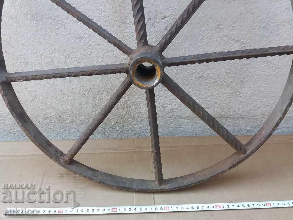 MASSIVE FORGED WHEEL FROM A TROLLEY, FYTON, TWO WHEEL with price 18.99 BGN | € 9.71 MASSIVE FORGED WHEEL FROM A TROLLEY, FYTON, TWO WHEEL with price 18.99 BGN | € 9.71