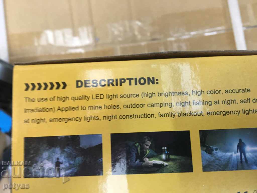 Lightweight rechargeable CREE floodlight + COB lighting - 5 Lightweight rechargeable CREE floodlight + COB lighting - 5