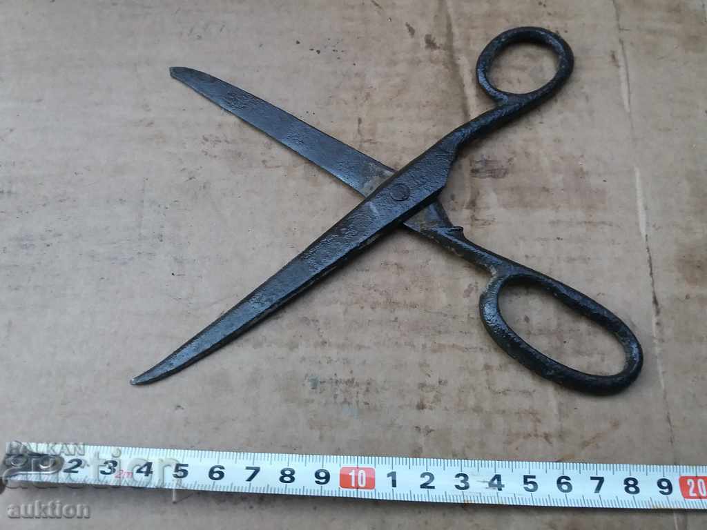 OLD FORGED SCISSORS FOR ABA CUTTING - 6