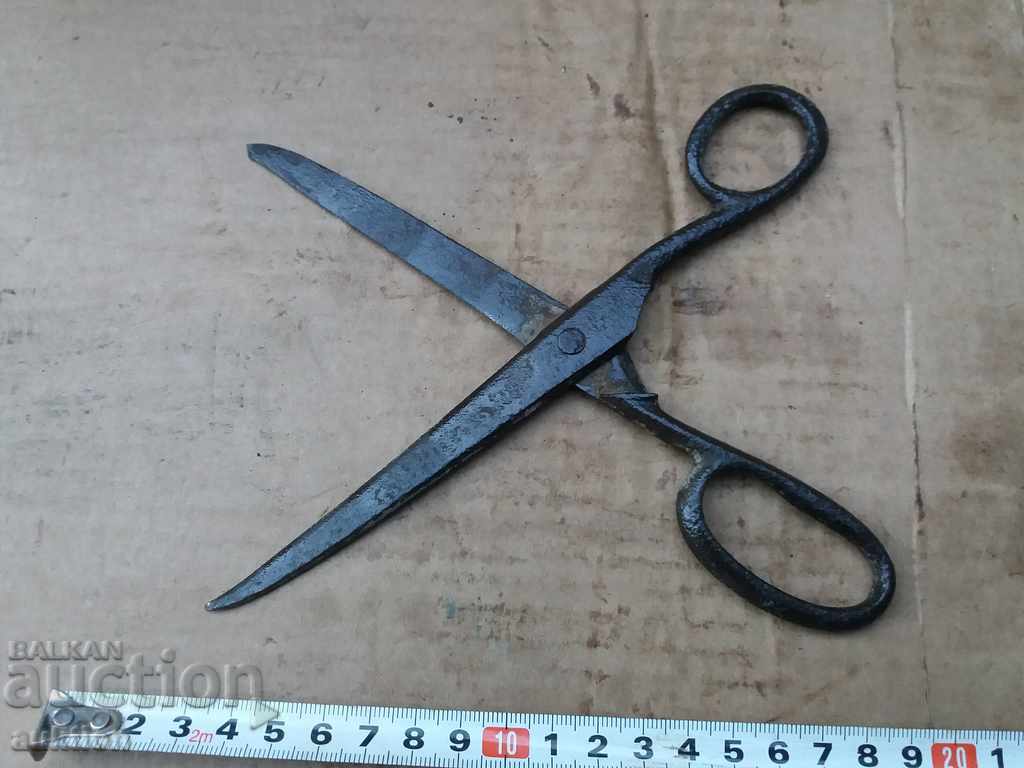 OLD FORGED SCISSORS FOR ABA CUTTING - 7