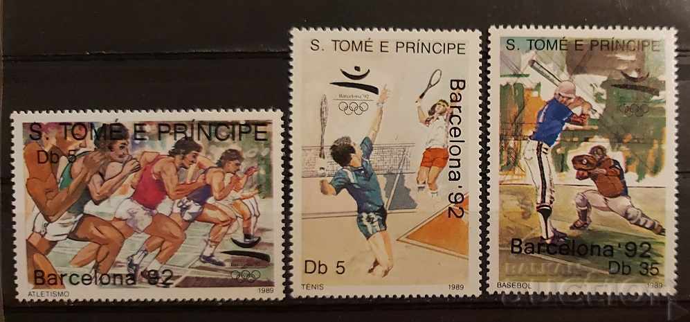 Sao Tome 1989 Ολυμπιακοί Αγώνες Βαρκελώνη '92 MNH