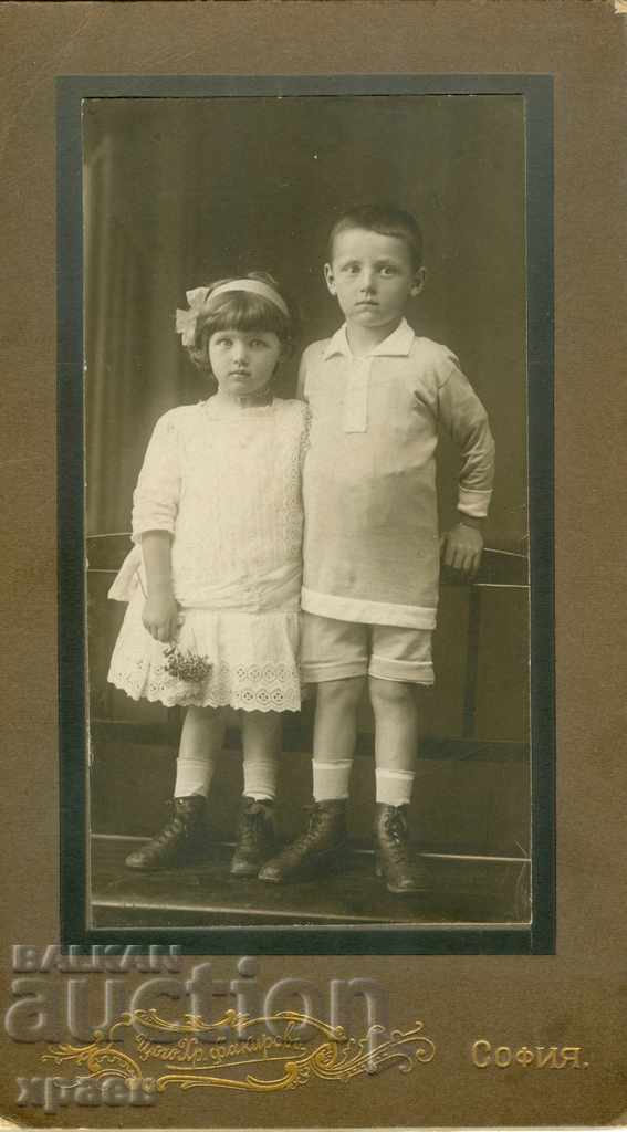 СТАРА ФОТОГРАФИЯ - КАРТОН - ЦОЧО ФАКИРОВ – СОФИЯ - Г087 СТАРА ФОТОГРАФИЯ - КАРТОН - ЦОЧО ФАКИРОВ – СОФИЯ - Г087