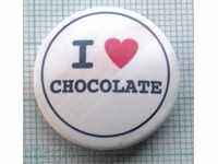 9611 Badge - Μου αρέσει η σοκολάτα