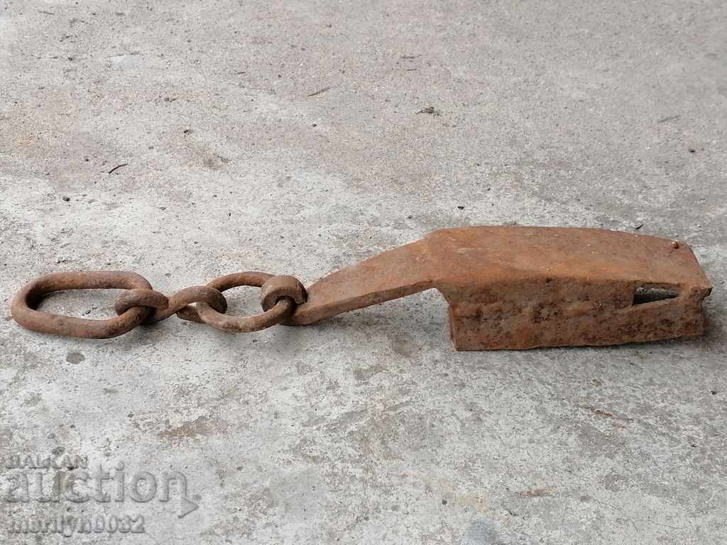Hand forged wagon brake, wrought iron with price 39.00 BGN | € 19.94 Hand forged wagon brake, wrought iron with price 39.00 BGN | € 19.94