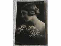 LADY WITH FLOWERS 1920 P.K. /