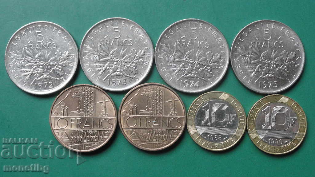 France - Lot of coins (8 pieces) - 6