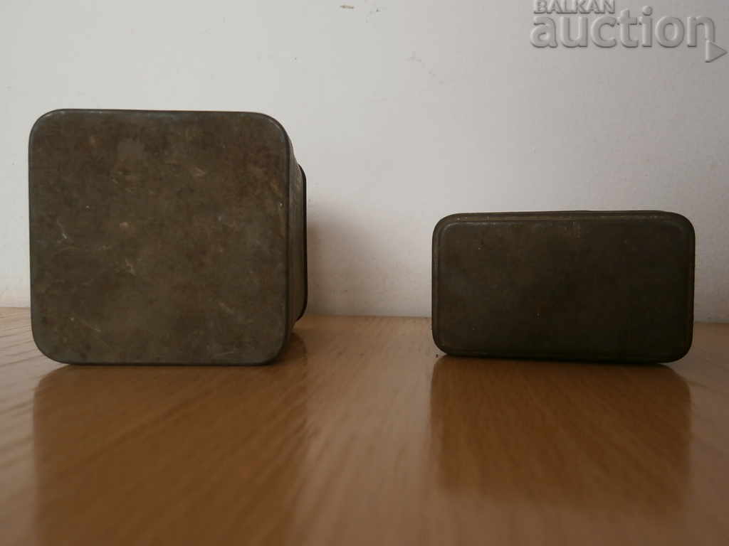 antique metal boxes lot with price 35.00 BGN | € 17.90 antique metal boxes lot with price 35.00 BGN | € 17.90