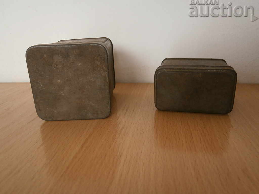 Auction antique metal boxes lot Auction antique metal boxes lot