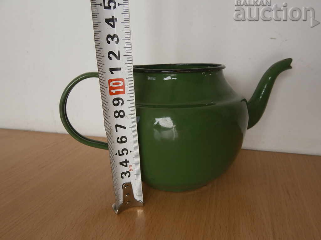 Oborishte 1957 retro vintage enameled teapot - 5 Oborishte 1957 retro vintage enameled teapot - 5