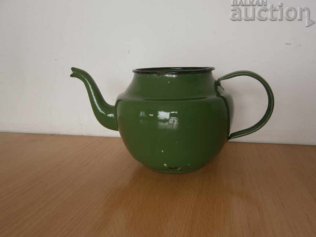 Oborishte 1957 retro vintage enameled teapot