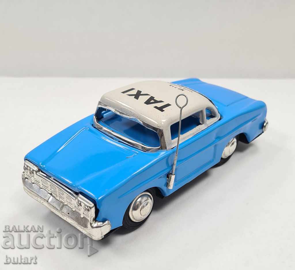 ΠΑΛΑΙΟ ΜΗΧΑΝΙΚΟ ΠΑΙΧΝΙΔΙ ΚΙΝΑ ΝΕΟ ΜΕ ΚΟΥΤΙ MF 713 TAXI CAR με τιμή 100.00 BGN | € 51.13 ΠΑΛΑΙΟ ΜΗΧΑΝΙΚΟ ΠΑΙΧΝΙΔΙ ΚΙΝΑ ΝΕΟ ΜΕ ΚΟΥΤΙ MF 713 TAXI CAR με τιμή 100.00 BGN | € 51.13