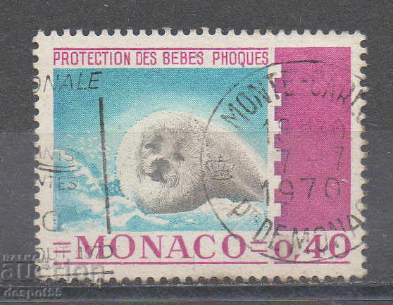 1970. Monaco. Protecția sigiliilor mici.