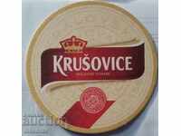 Подложка за бира - Krusovice / Чехия