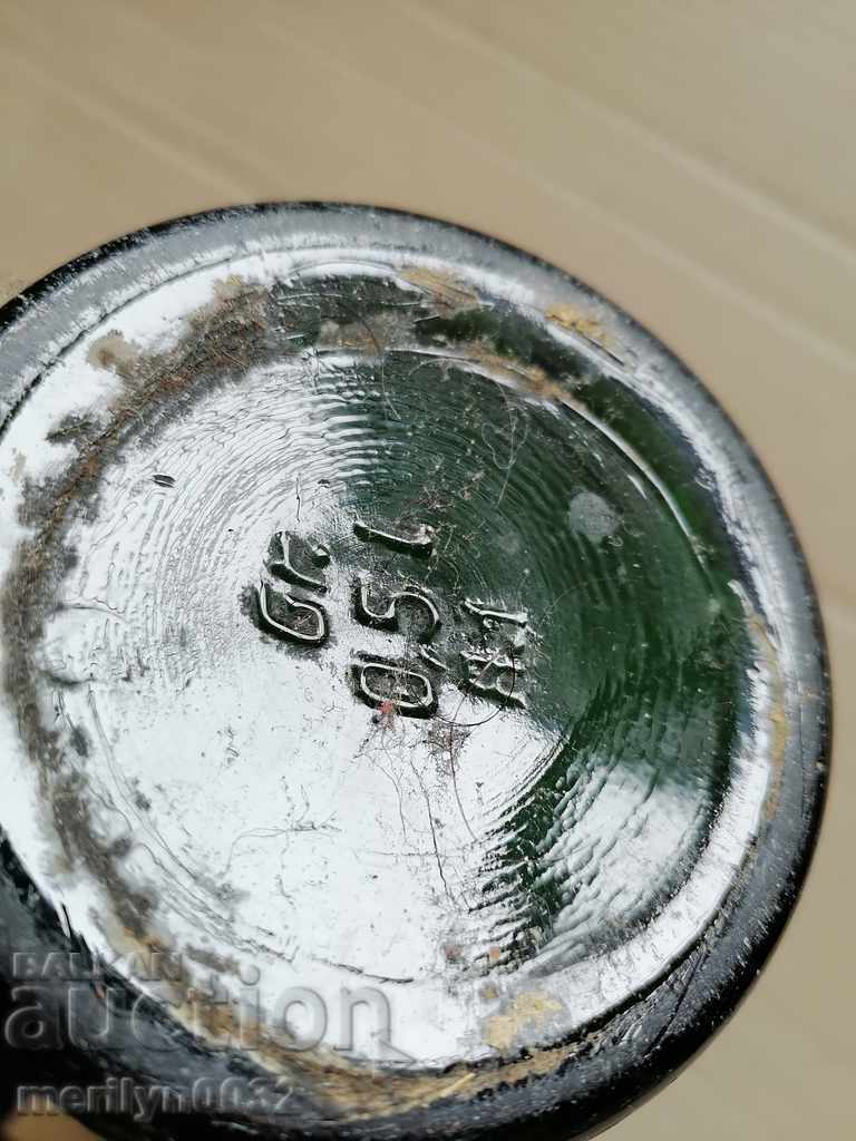 Παράδοση Παλιό ουγγρικό μπουκάλι μπύρας, γυαλί, ΣΠΑΝΙΟ