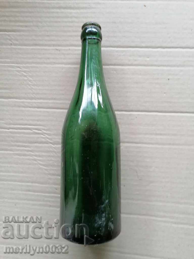 Παλιό ουγγρικό μπουκάλι μπύρας, γυαλί, ΣΠΑΝΙΟ - 7