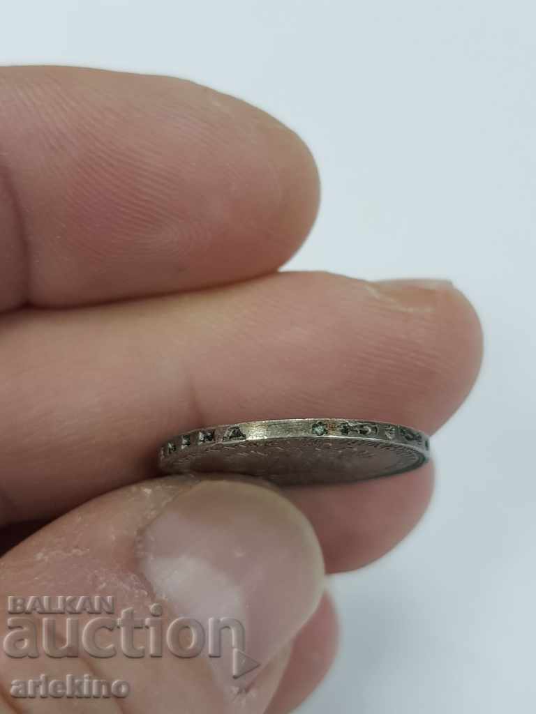 Rare Austrian silver coin 1/4 FL 1861 UNC - 5 Rare Austrian silver coin 1/4 FL 1861 UNC - 5