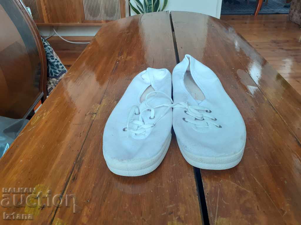 Auction  Old sneakers, canvas PIRIN
