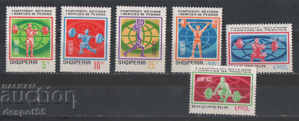 1973. Albania. World Weightlifting Peninsula, Cuba.
