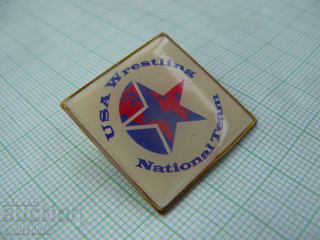Badge - National Wrestling Team of the United States with price 4.00 BGN | € 2.05 Badge - National Wrestling Team of the United States with price 4.00 BGN | € 2.05