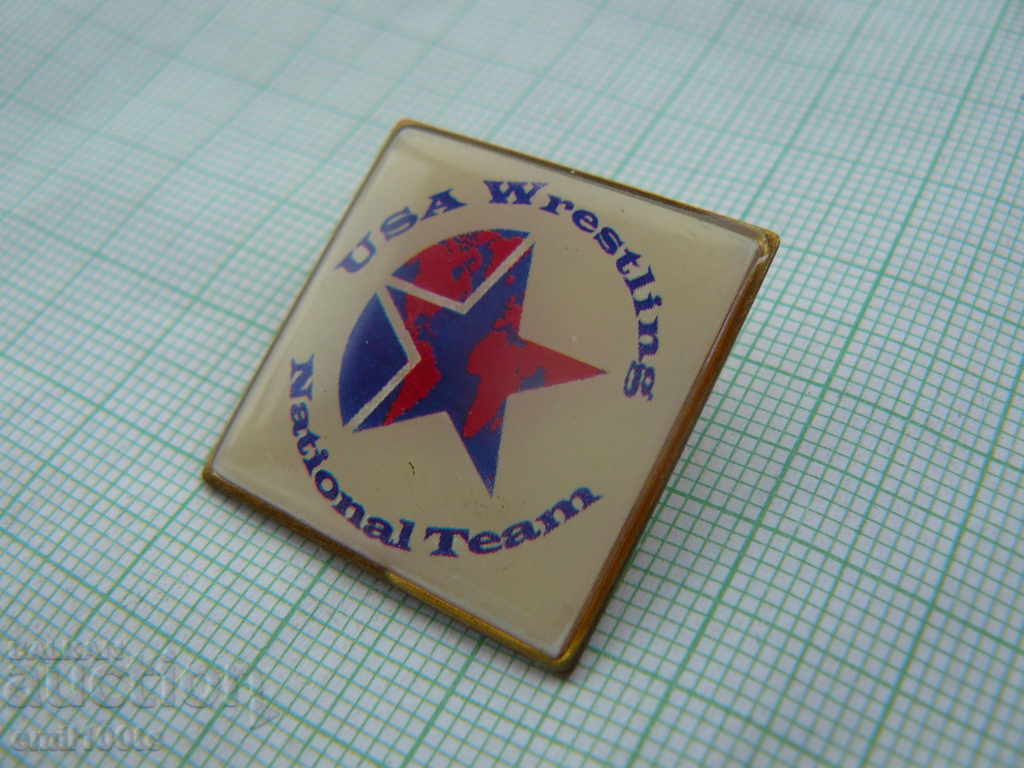 Auction Badge - National Wrestling Team of the United States Auction Badge - National Wrestling Team of the United States