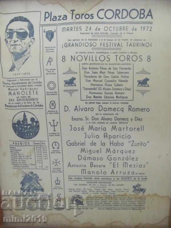 1972 Bullfighting program in Palma de Mallorca with price 400.00 BGN | € 204.52 1972 Bullfighting program in Palma de Mallorca with price 400.00 BGN | € 204.52