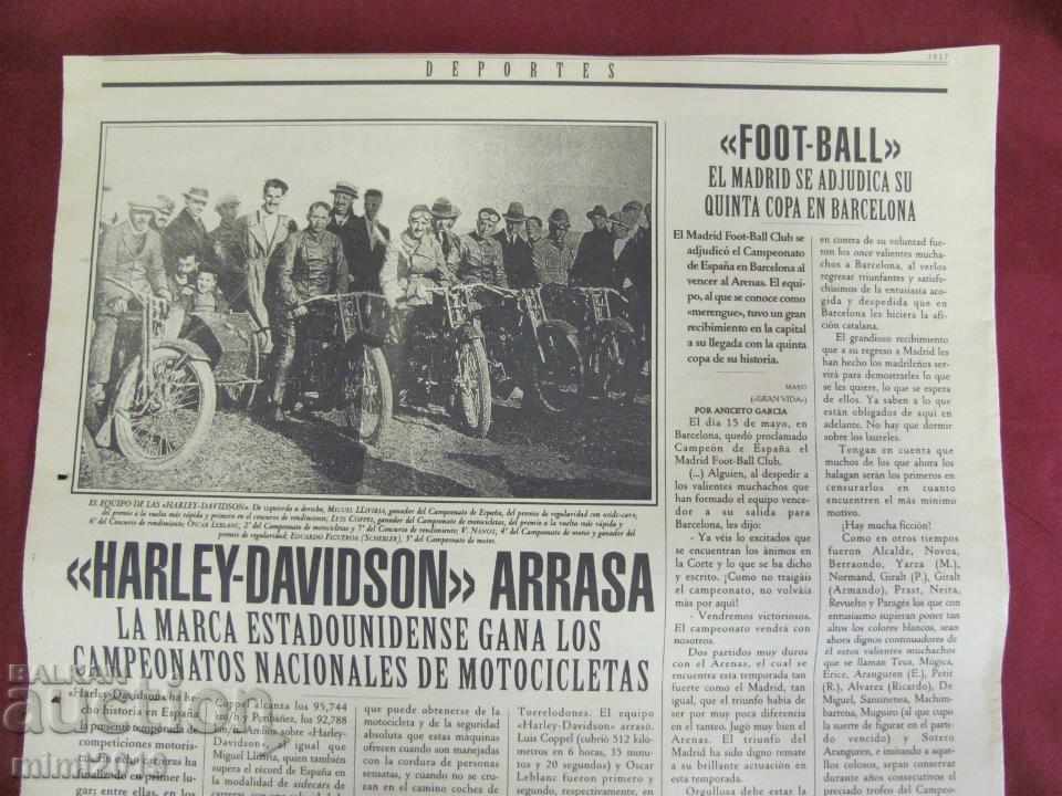 1917-1918. Page from Harley Davidson Competition Journal - 6 1917-1918. Page from Harley Davidson Competition Journal - 6