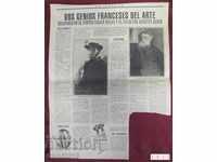 1917-1918. Σελίδα από εφημερίδες Φωτογραφίες Edgar Degas