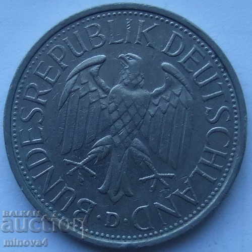 Γερμανία 1 μάρκα 1984 Δ με τιμή 0.90 BGN | € 0.46 Γερμανία 1 μάρκα 1984 Δ με τιμή 0.90 BGN | € 0.46