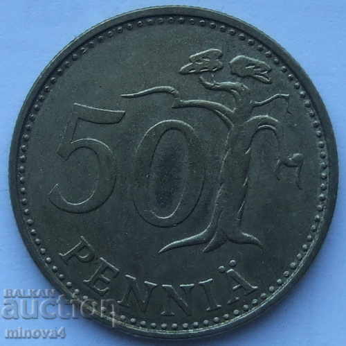 Финландия 50 пеня 1985
