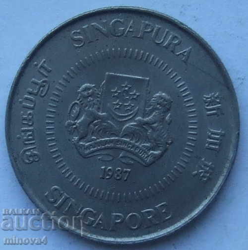 Singapore 10 cents 1987 with price 0.30 BGN | € 0.15 Singapore 10 cents 1987 with price 0.30 BGN | € 0.15