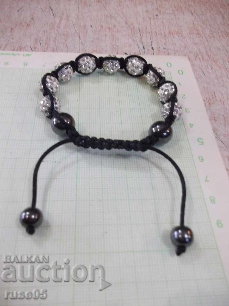 Bracelet made of spheres inlaid with stones - 6 Bracelet made of spheres inlaid with stones - 6