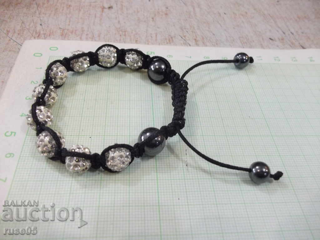 Bracelet made of spheres inlaid with stones - 7 Bracelet made of spheres inlaid with stones - 7