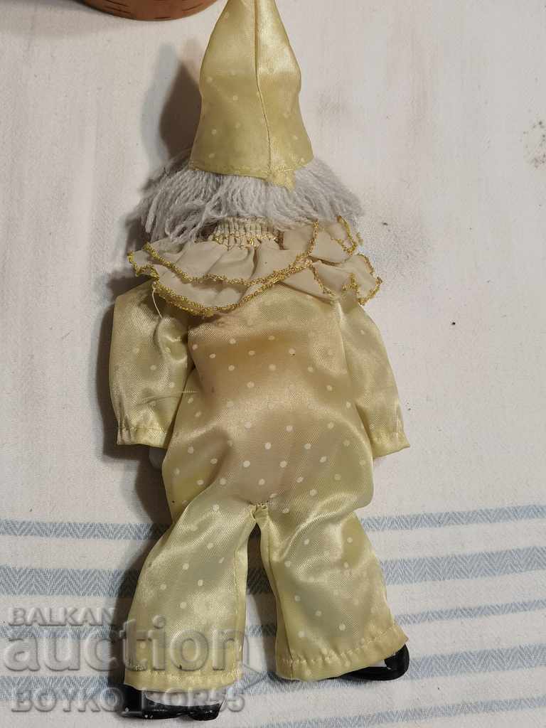 Auction Original Russian Antique Porcelain Doll Harlequin Auction Original Russian Antique Porcelain Doll Harlequin