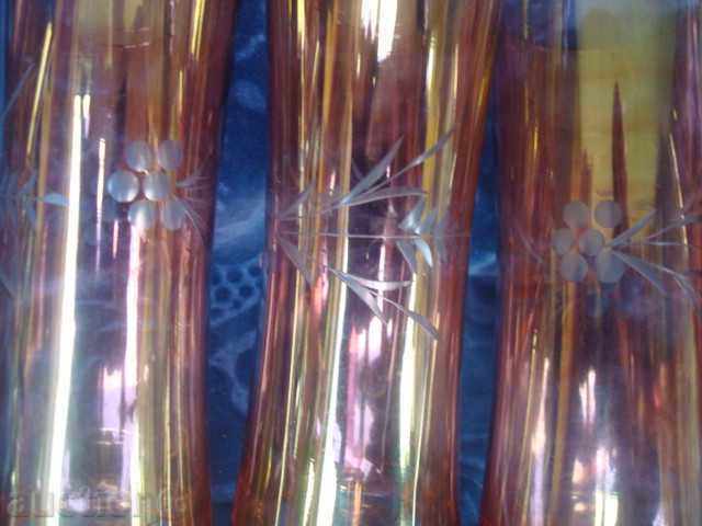 АРТ чаша цветно,царски гравирано стъкло до 6 бр. с цена 39.95 лв. | € 20.43 АРТ чаша цветно,царски гравирано стъкло до 6 бр. с цена 39.95 лв. | € 20.43