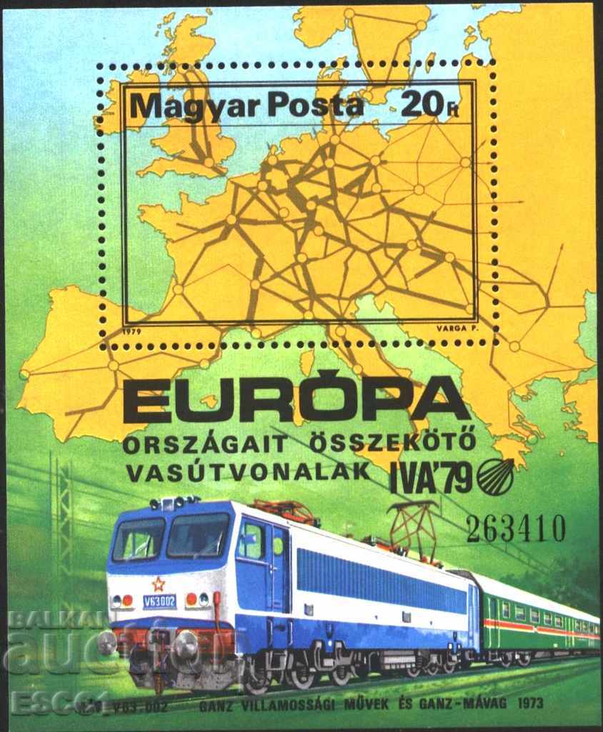 Καθαρό τεμάχιο σιδηροδρομικών μεταφορών τρένο ατμομηχανή 1979 από την Ουγγαρία