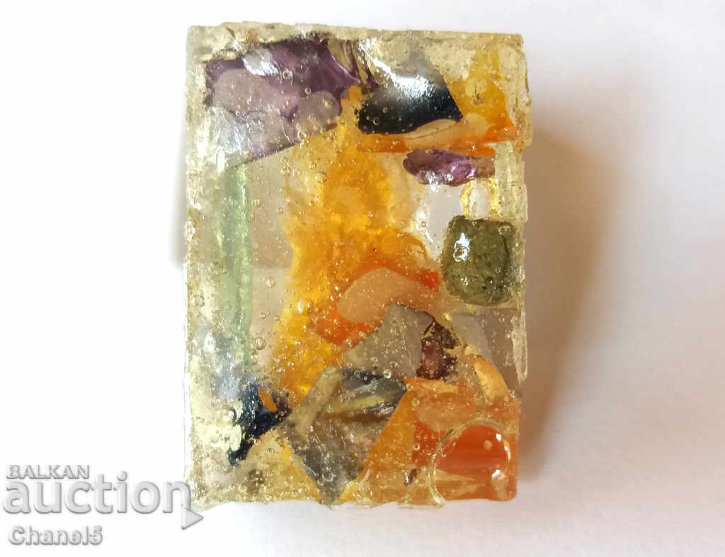 Delivery of BUDDHA TILE WITH BUILT-IN NATURAL PRECIOUS STONES (391)