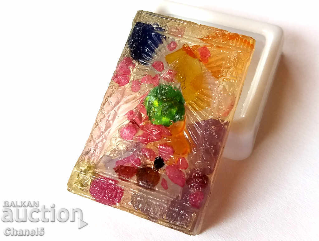 BUDDHA TILE WITH BUILT-IN NATURAL PRECIOUS STONES (392) with price 36.00 BGN | € 18.41