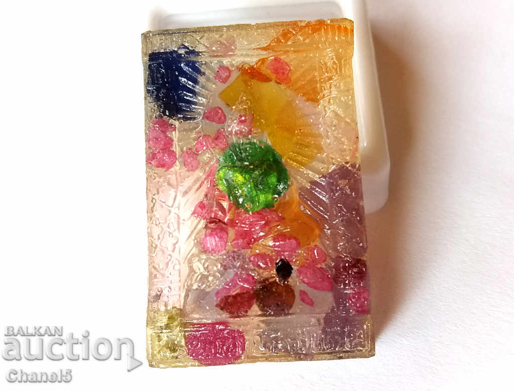 Delivery of BUDDHA TILE WITH BUILT-IN NATURAL PRECIOUS STONES (392)