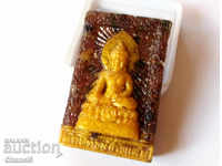 BUDDHA TILE WITH BUILT-IN NATURAL RUBY (397)