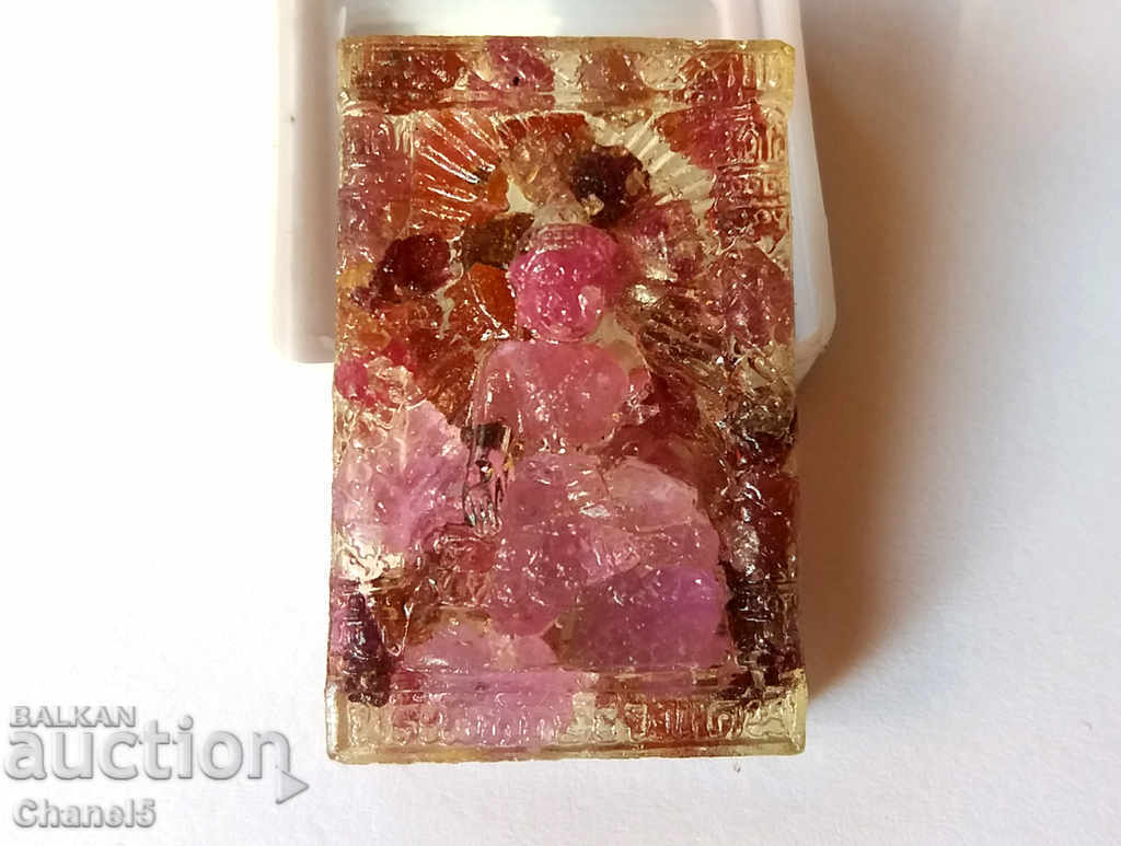 BUDDHA TILE WITH BUILT-IN NATURAL RUBY (398) with price 49.90 BGN | € 25.51 BUDDHA TILE WITH BUILT-IN NATURAL RUBY (398) with price 49.90 BGN | € 25.51