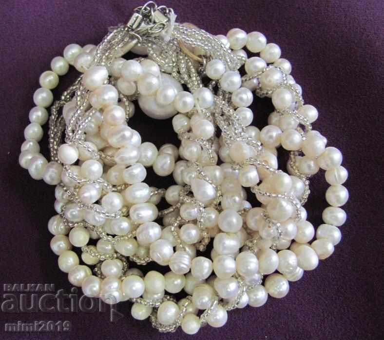 Vintage Women's Necklace natural pearls - 5 Vintage Women's Necklace natural pearls - 5