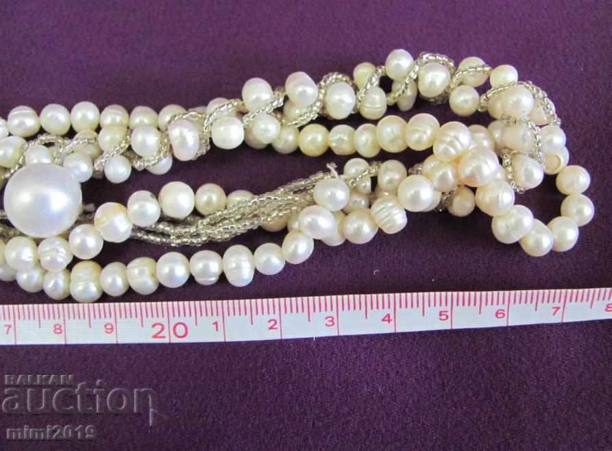 Vintage Women's Necklace natural pearls - 7 Vintage Women's Necklace natural pearls - 7