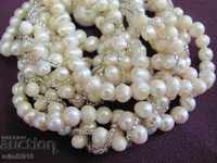 Vintage Women's Necklace natural pearls