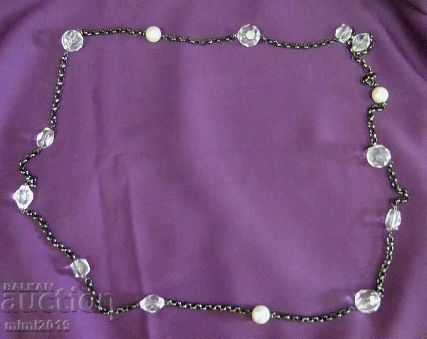 80's Vintich Women's Metal and Plexiglas Necklace with price 14.00 BGN | € 7.16 80's Vintich Women's Metal and Plexiglas Necklace with price 14.00 BGN | € 7.16